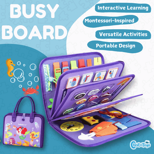 Educational Busy Book | Sea Life Edition