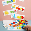 Wooden Alphabet with Letter Cards Spelling Game
