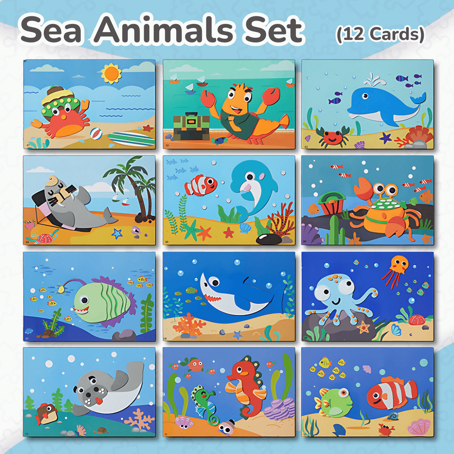 3D Puzzle Stickers Set