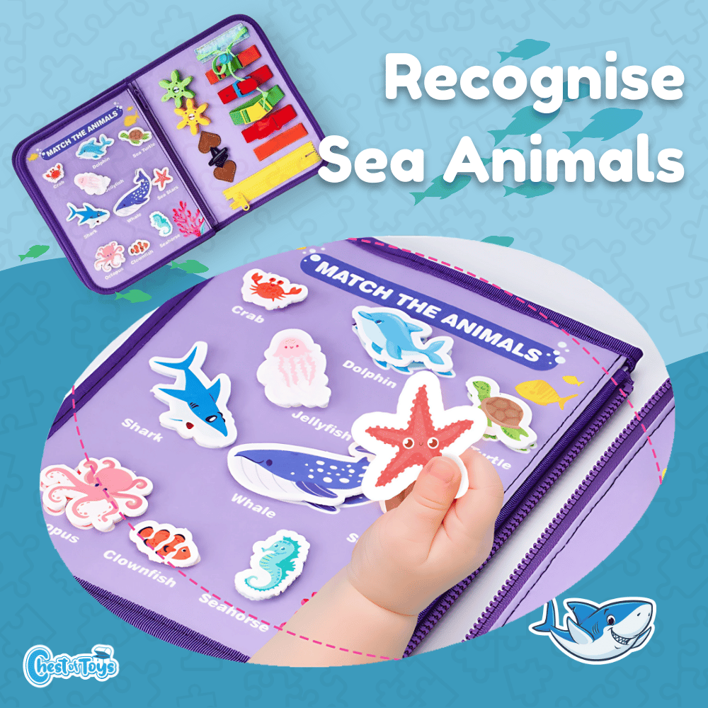 Educational Busy Book | Sea Life Edition