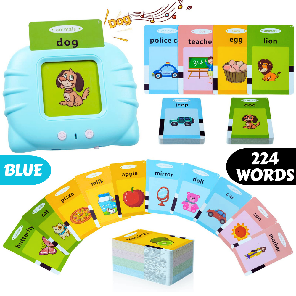 Audible Talking Flash Cards | Early Learning Device