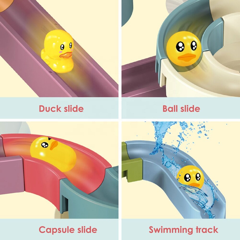 Duckling Delight Water Slide | Bath-Time Adventure Set
