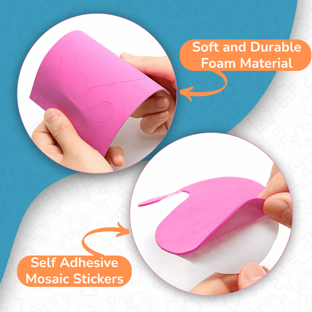 3D Puzzle Stickers Set