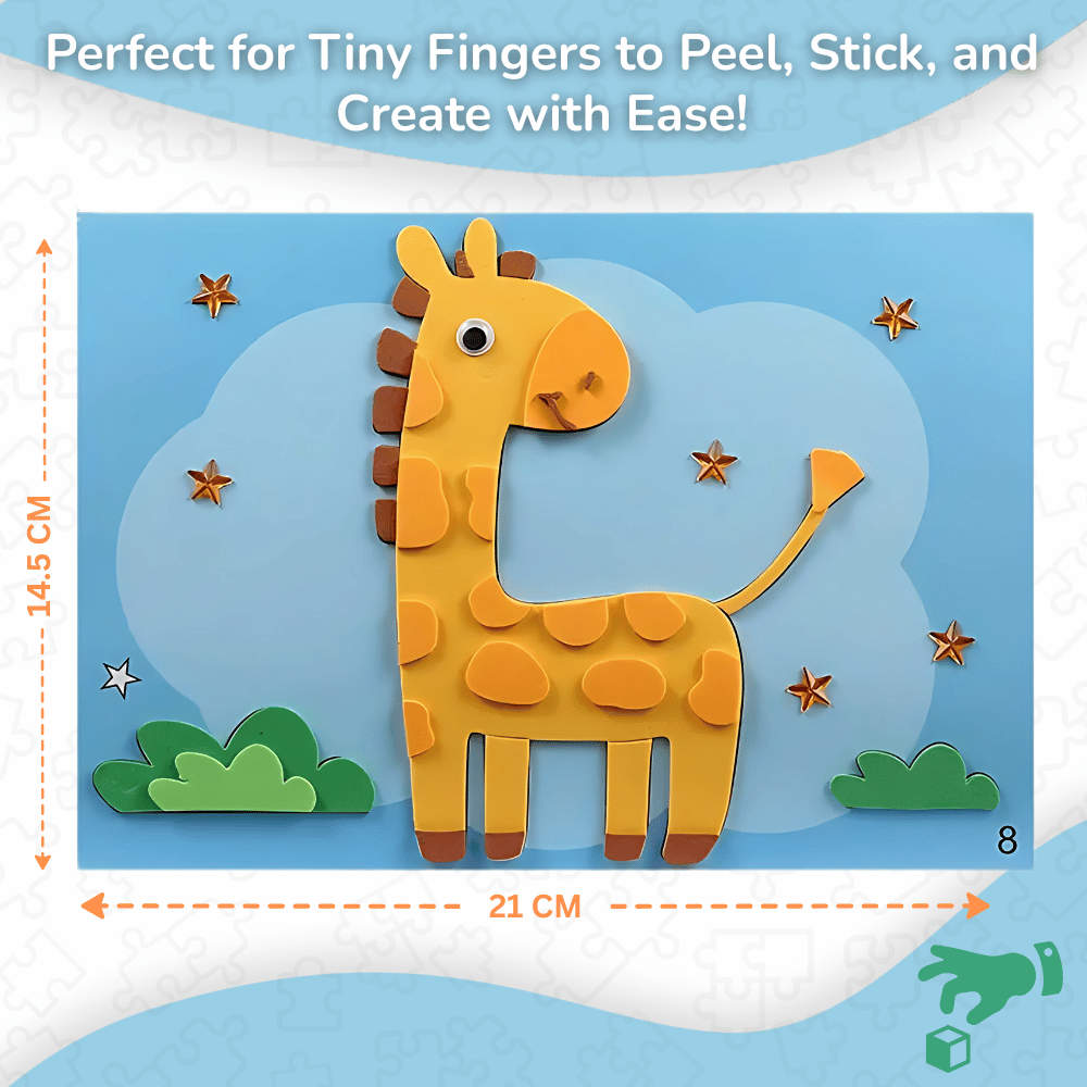 3D Puzzle Stickers Set