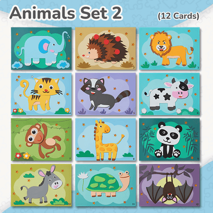 3D Puzzle Stickers Set