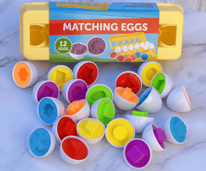 Eggsational Shapes Match-Up | Educational Toy