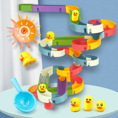 Duckling Delight Water Slide | Bath-Time Adventure Set