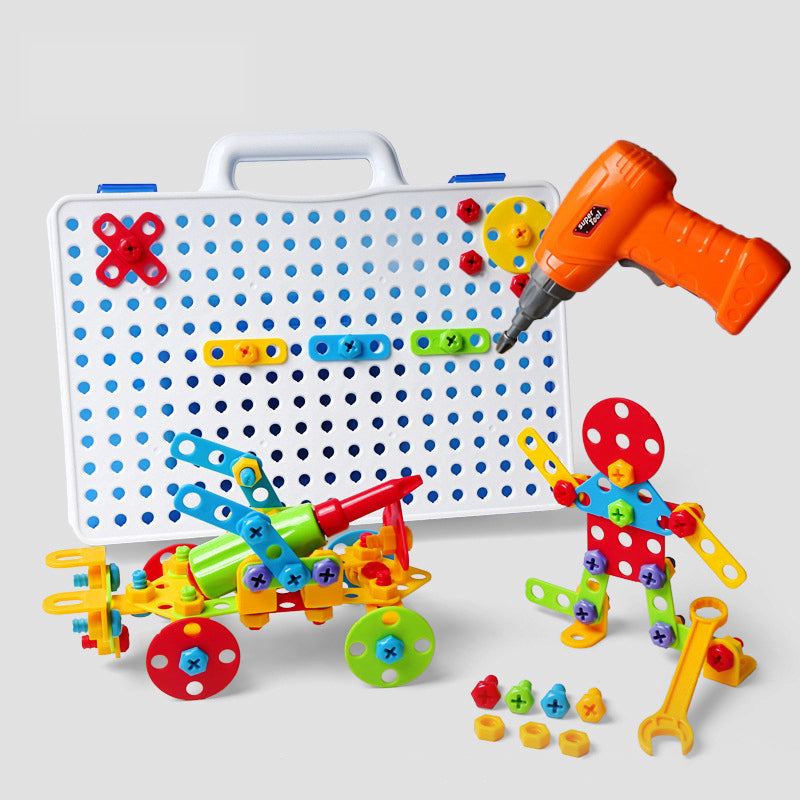 Creative 3D Electric Drills and Puzzle Set